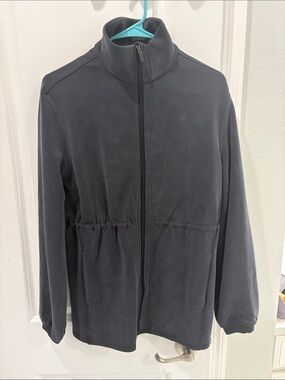lululemon athletica Navy Full-Zip Funnel Neck Jacket